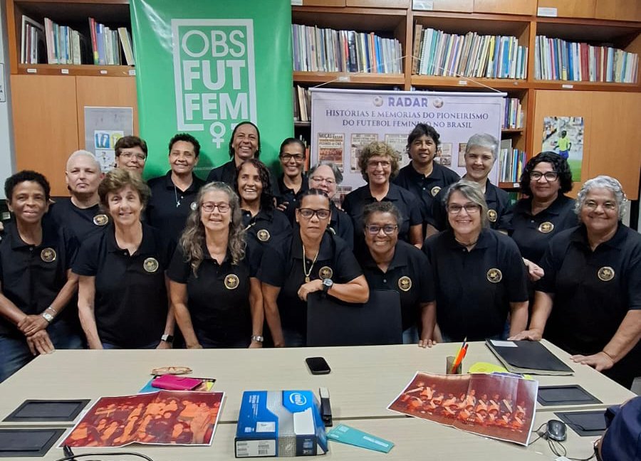 Ex-Jogadoras do Radar visitam o Observatório do Futebol Feminino